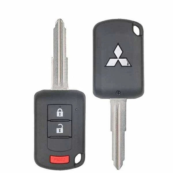 2013-2024 Mitsubishi Mirage / 3-Button Remote Head Key / PN: 6370B904 / OUCJ166N / OEM REFURB 2013-2024 Mitsubishi Mirage / 3-Button Remote Head Key / PN: 6370B904 / OUCJ166N / OEM REFURB